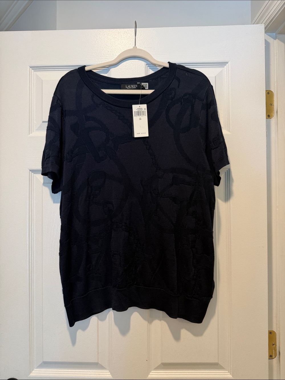Ralph Lauren Navy Summer Sweater Short Sleeves